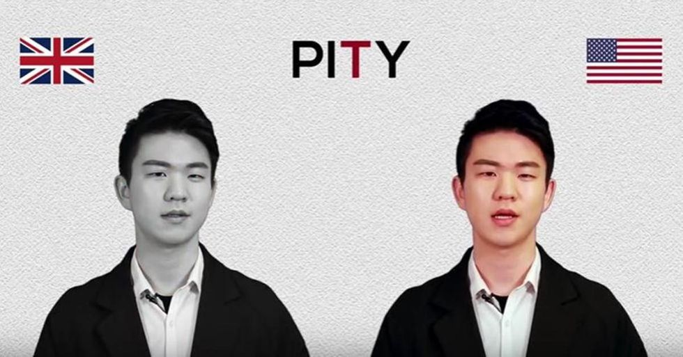KoreanBilly explains the differences between American and British accents