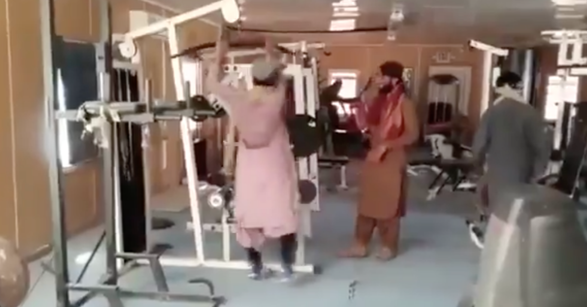Gym Apologizes For 'Error' After Tone-Deaf Response To Video Of Taliban Militants Exercising