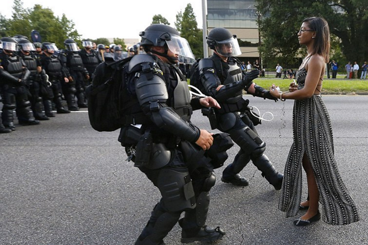 How this protest image became an instant icon