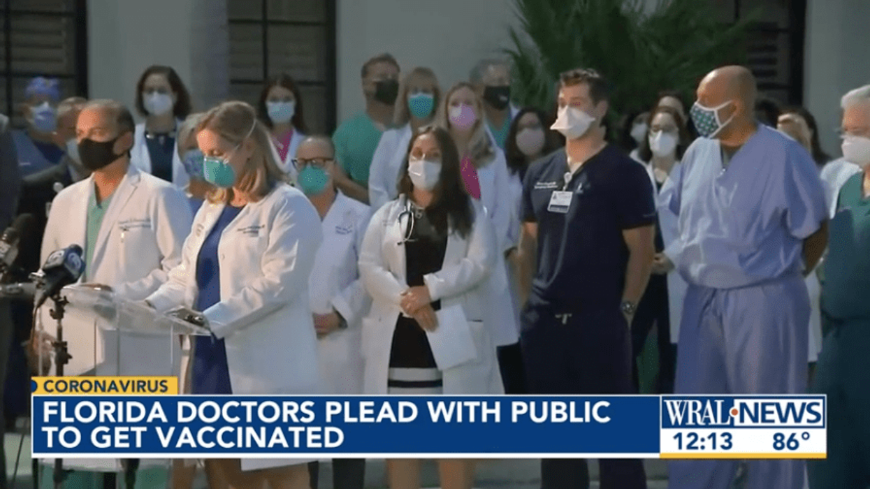 Physicians stage walkout at a South Florida hospital.