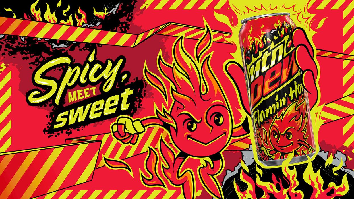Mountain Dew is releasing a Flamin' Hot flavor in case you've ever wanted to breathe fire