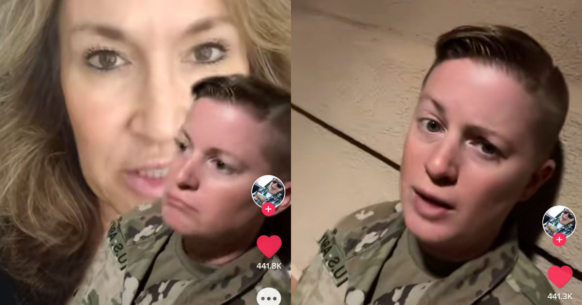 U.S. Soldier Shuts Down Conservative Woman Who Asked Why Military Isn't Overthrowing The Gov't