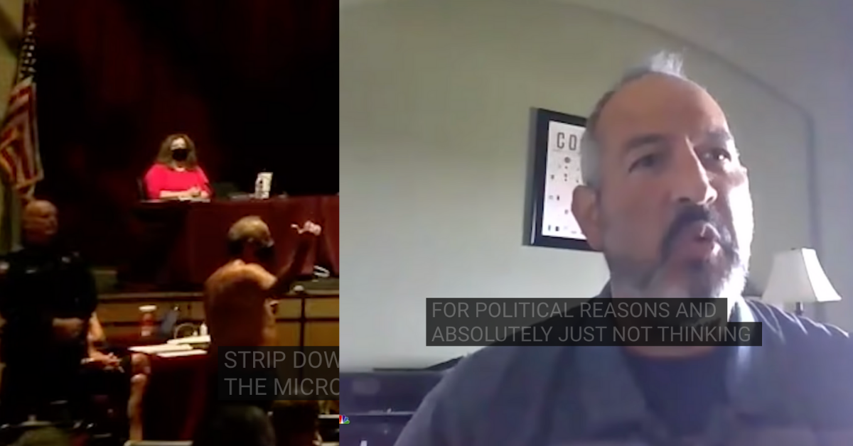 Texas Dad Strips Off Clothes At School Board Meeting To Show Why Mask Mandates Are Necessary