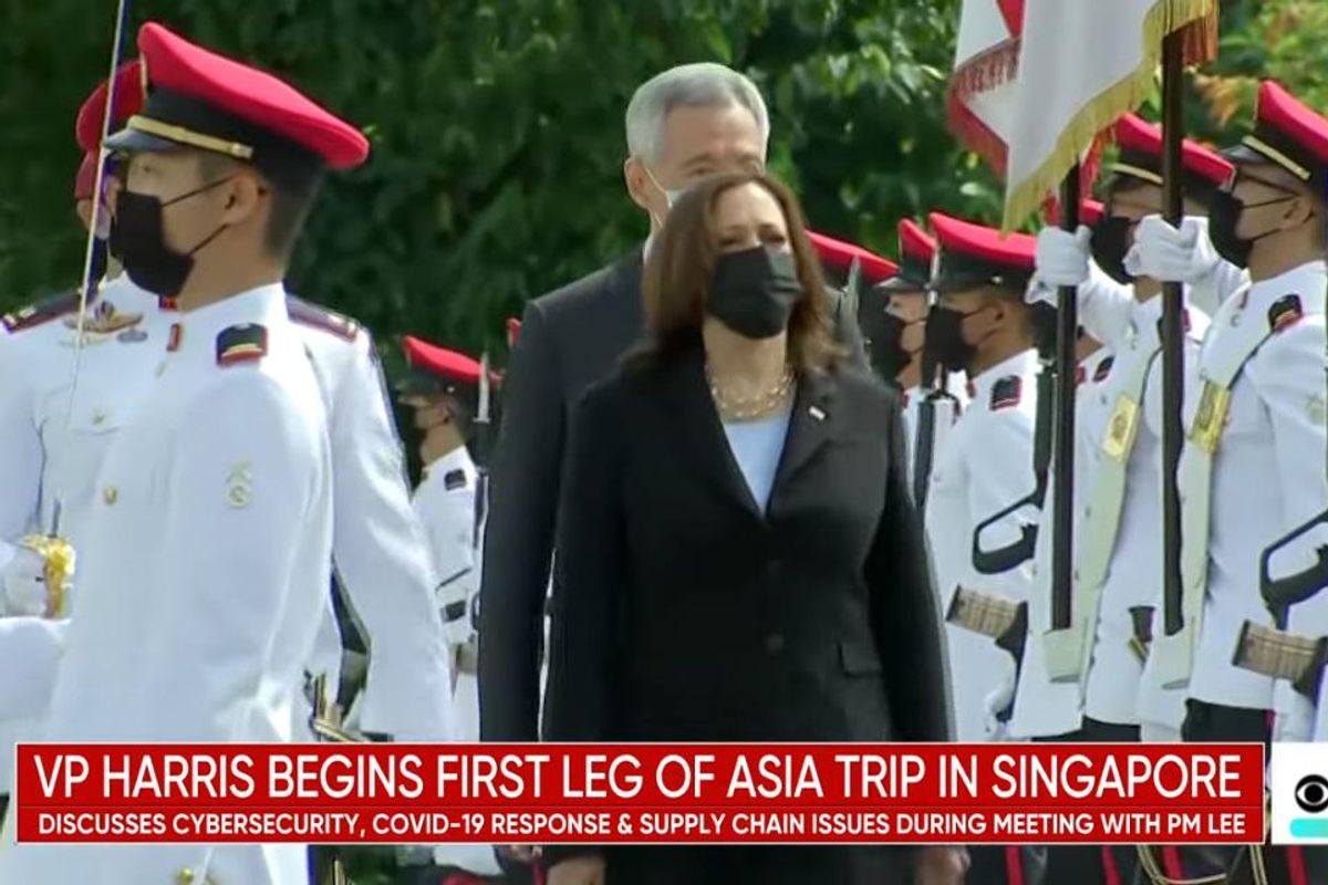 Kamala Harris Went On Diplomatic Tour, Yelled At China Some, Didn't Wear Parka To Auschwitz