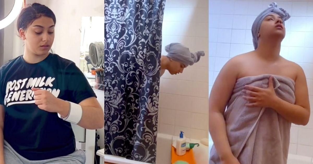 Woman Who Is Highly Allergic To Water Explains How She Showers In Eye-Opening TikToks
