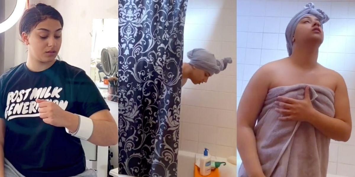 Woman With Severe Water Allergy Explains How She Showers VIDEO Comic Sands