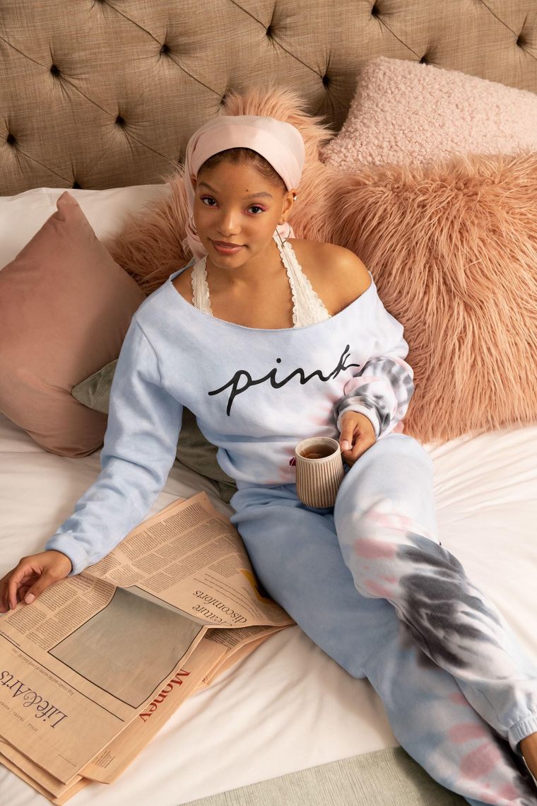 Chloe x Halle Partner With VS Pink on a Line of T-Shirts