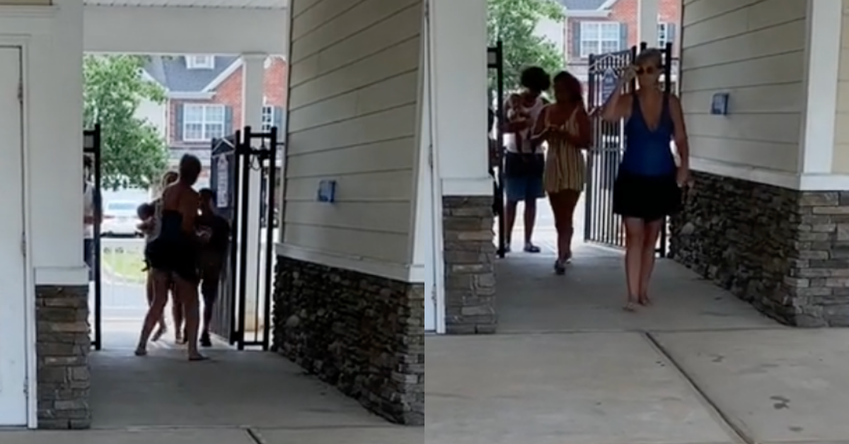 Mom Unloads On White Woman Who Grabbed Her Son To Stop Him From Entering Community Pool