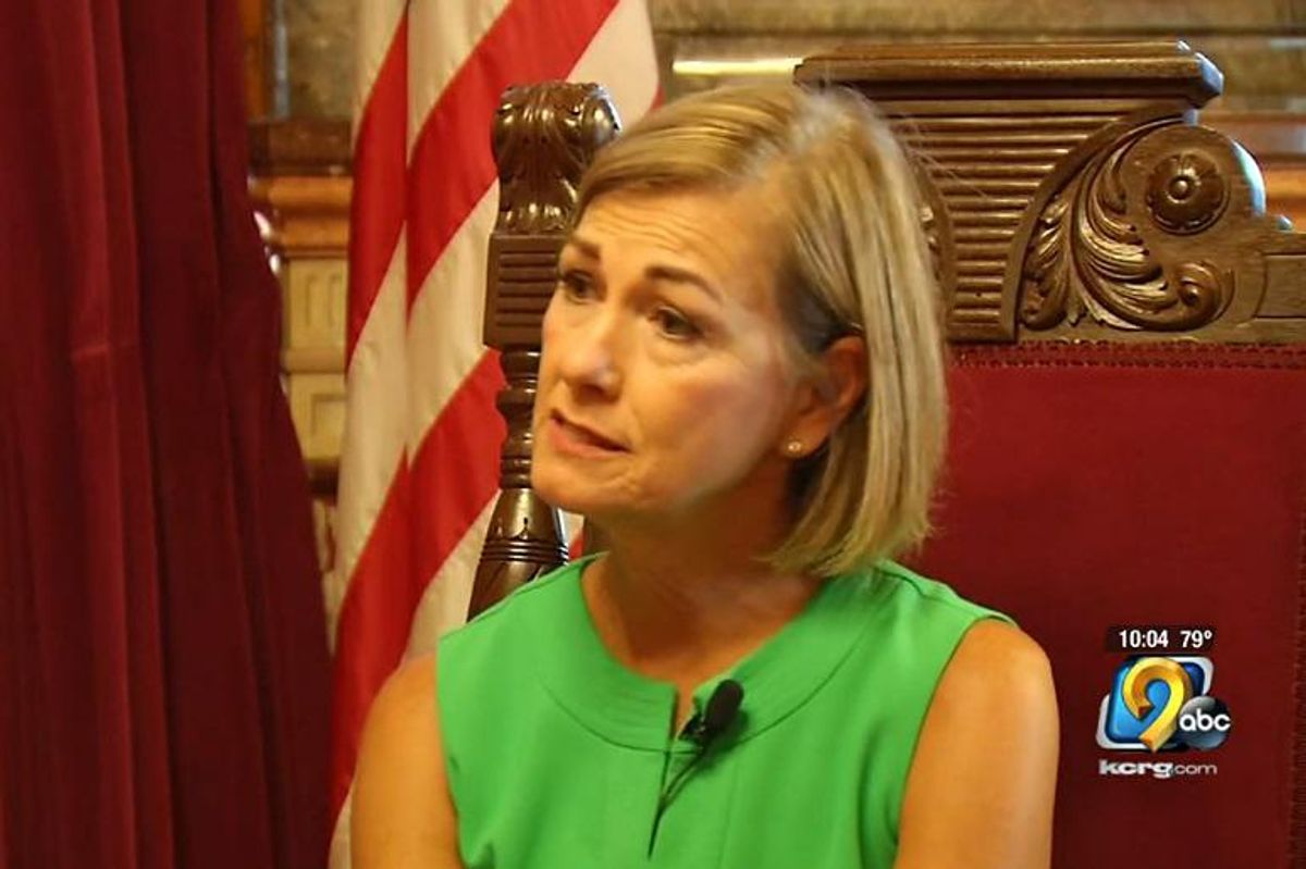 Iowa Gov. Kim Reynolds Fights COVID In Schools With Word Salad, Not Masks