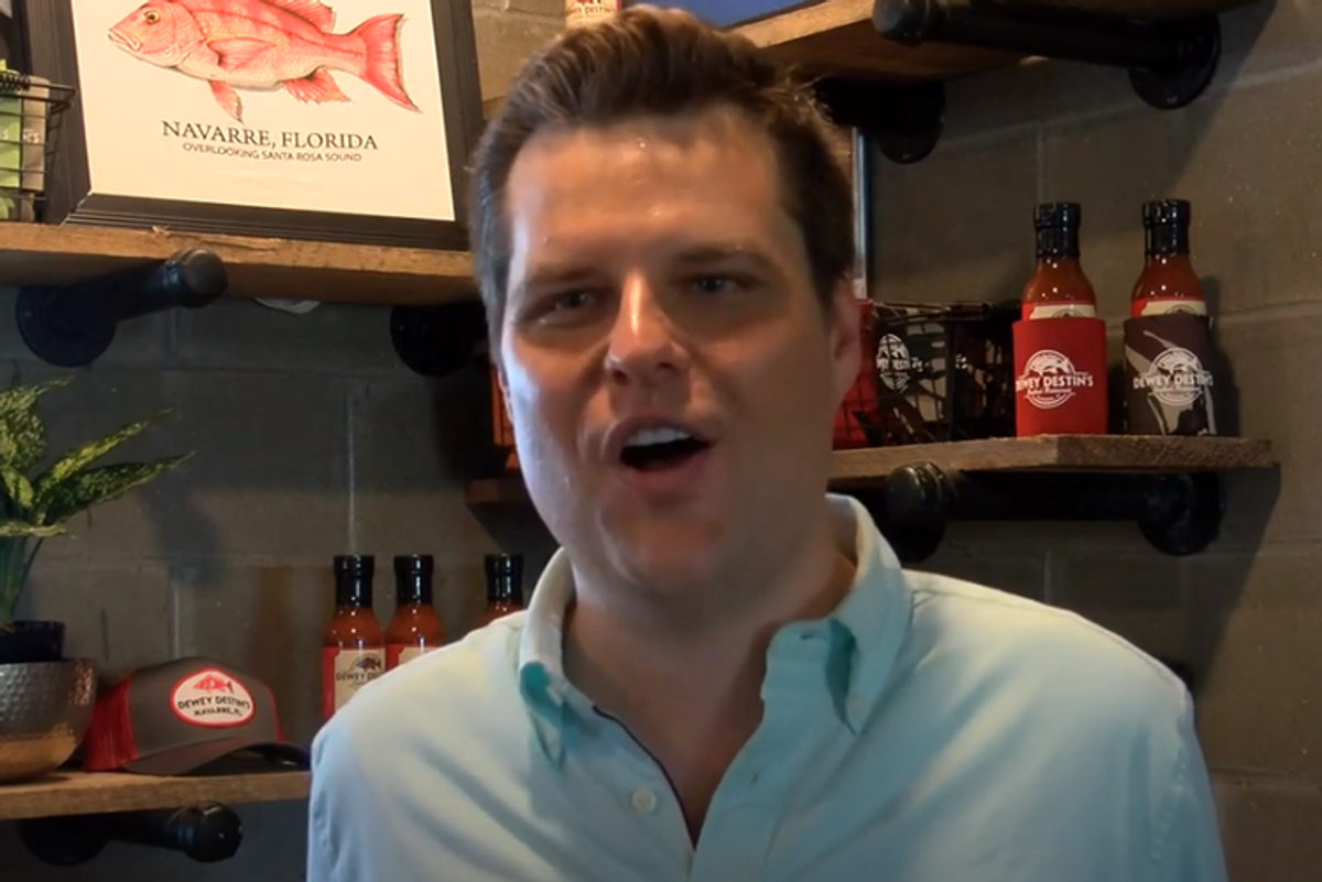 Matt Gaetz Wingman Helping The Feds More, Again, And It's Gross, Again