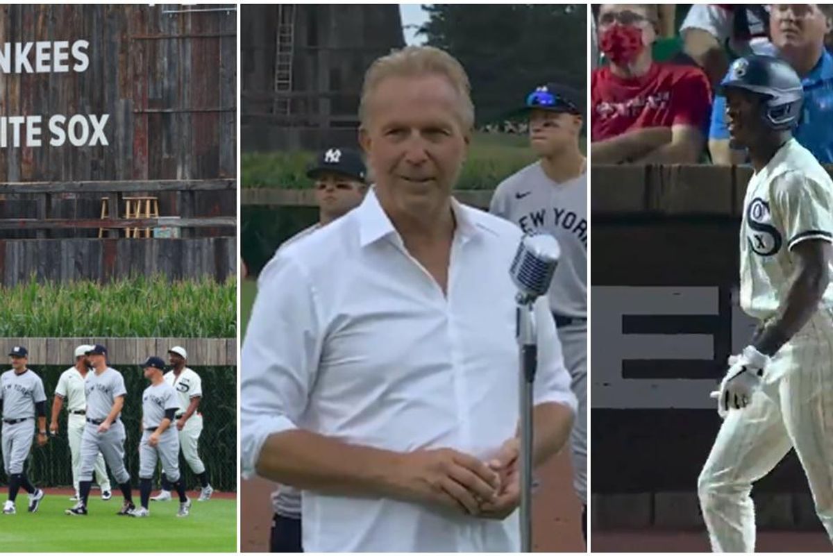 Kevin Costner returns to the cornfield for the 'Field of Dreams' game -  Upworthy