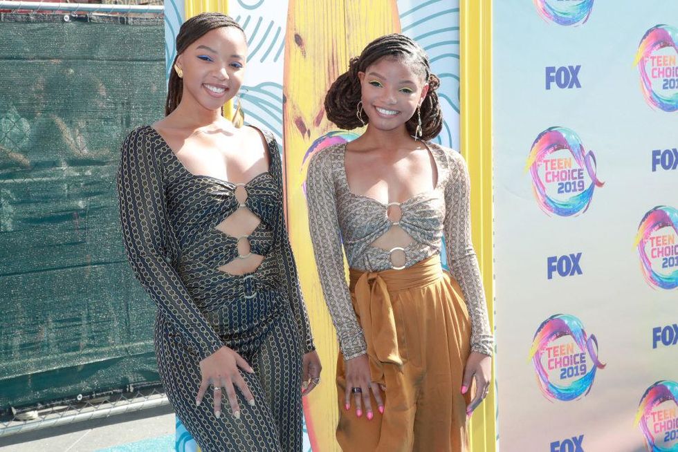 Chloe x Halle Partner With VS Pink on a Line of T-Shirts