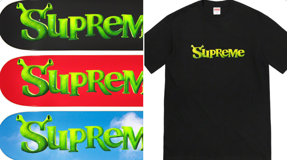 supreme shrek logo