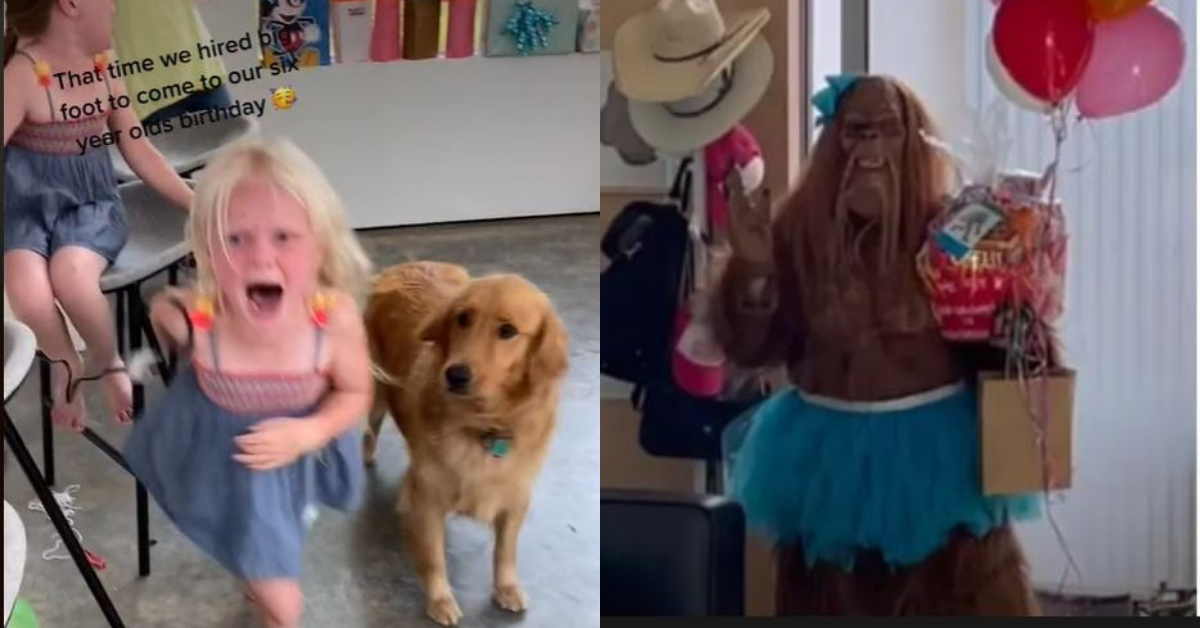 Mom Accidentally Traumatizes Kids After Inviting 'Mrs. Bigfoot' To 6-Year-Old's Birthday Party