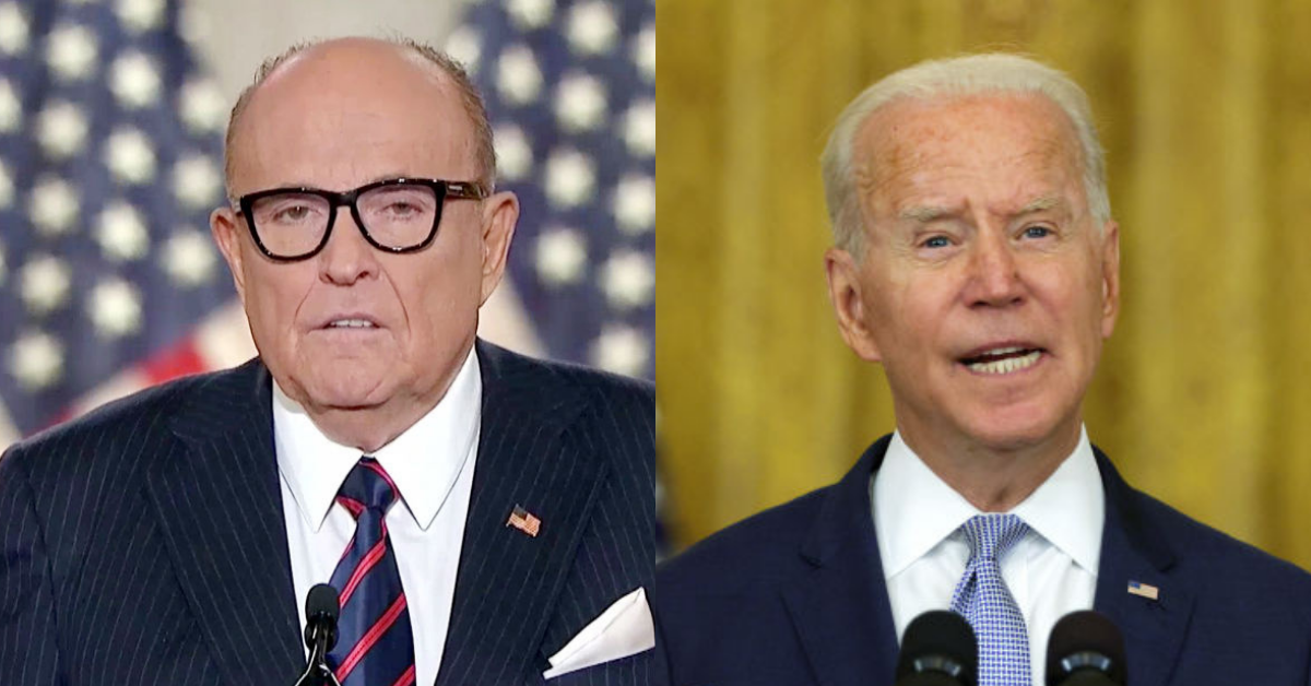 Rudy Giuliani Swiftly Mocked After Lamenting Biden's 'Worsening Cognitive Impairment' On Twitter