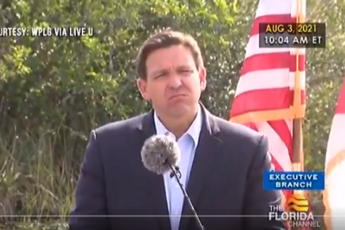 Judge Slaps Down DeSantis School Mask Ban Because Giving Kids COVID Is ... Bad Actually?