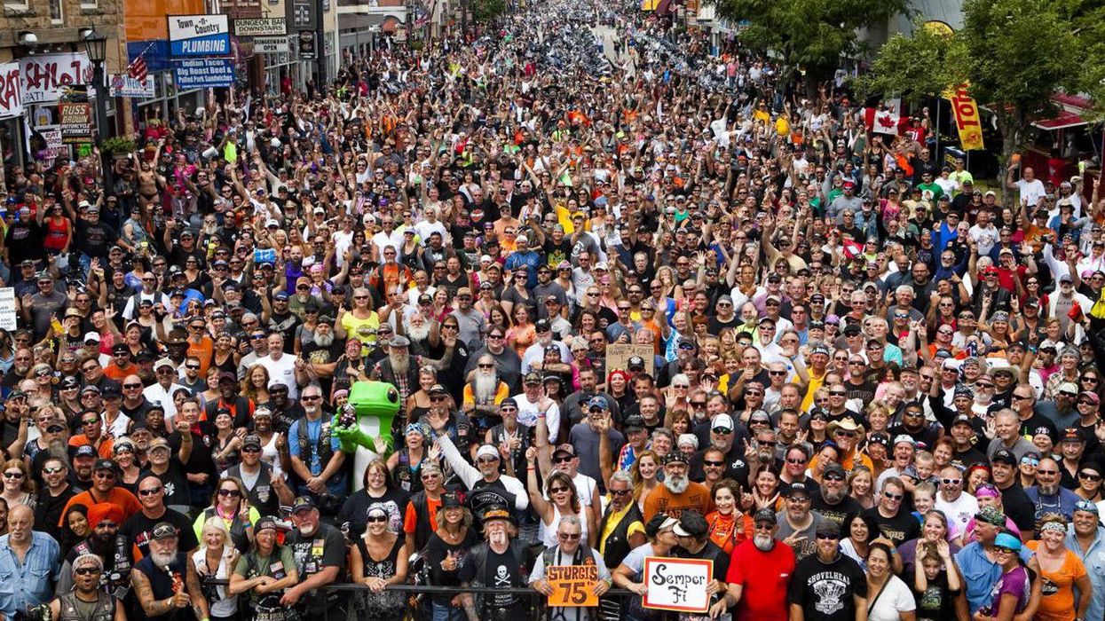 Sturgis motorcycle rally in 2018.