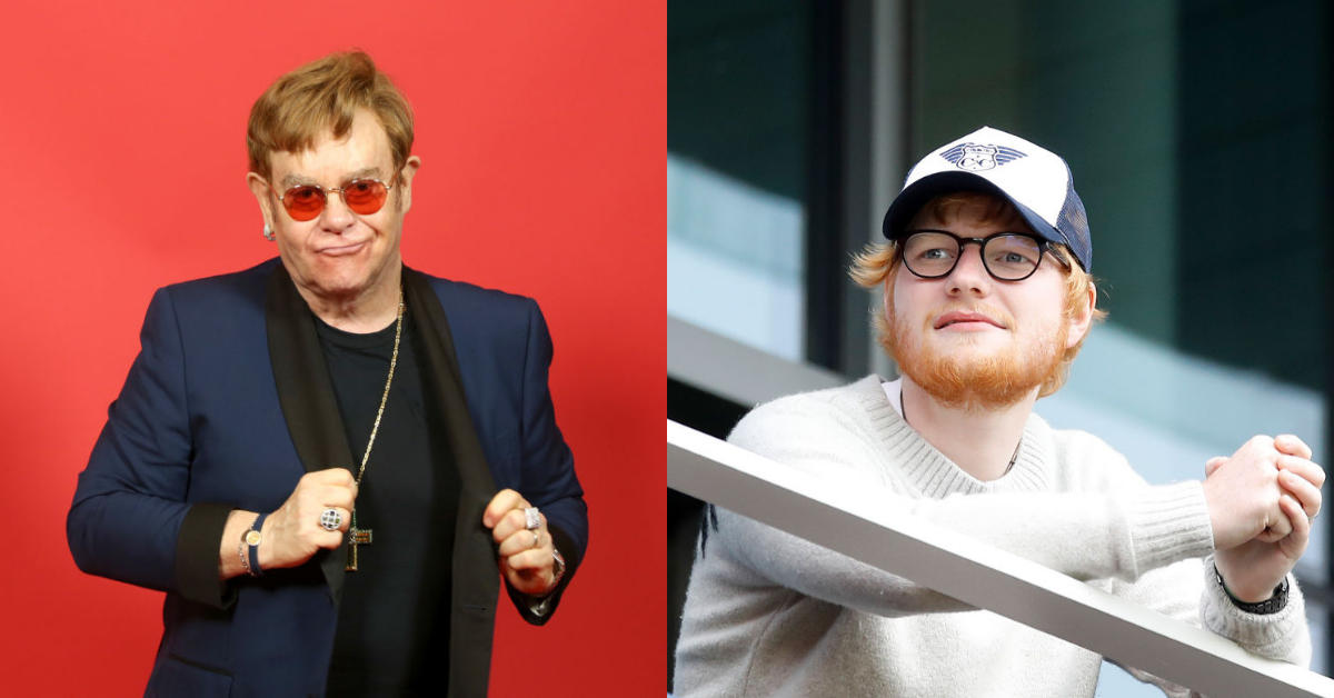 Elton John Stunned After Ed Sheeran Gives Him A 'Giant Marble Penis' For His Birthday: 'It's Really Big'