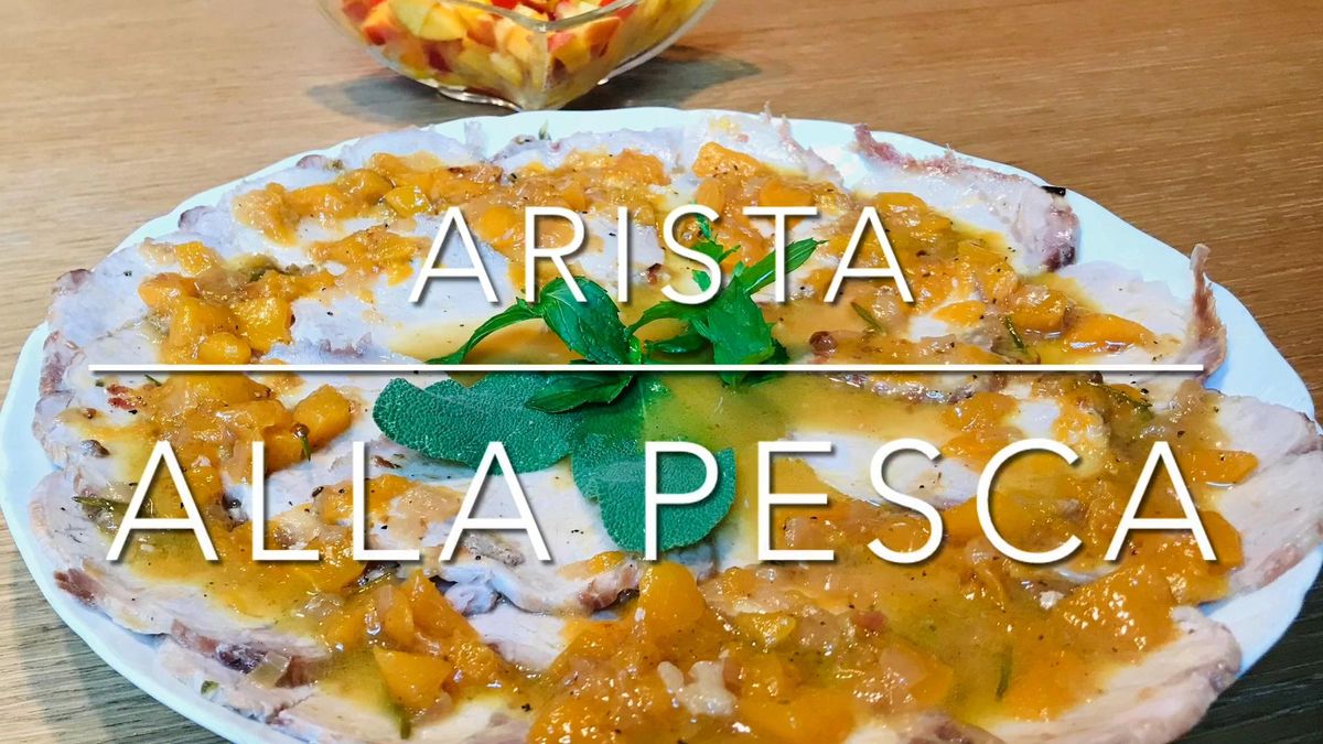 Cuciniamo insieme: arista alla pesca