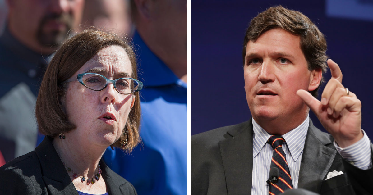 Oregon Governor Expertly Schools Tucker Carlson On Bisexuality After His Biphobic Meltdown