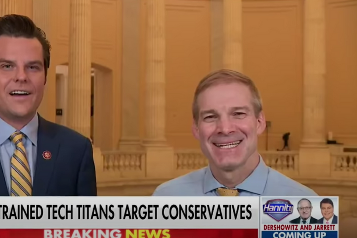 Matt Gaetz And Jim Jordan Begged Trump To Call Off Rioters, Because They Knew Damn Well Who Sent Them