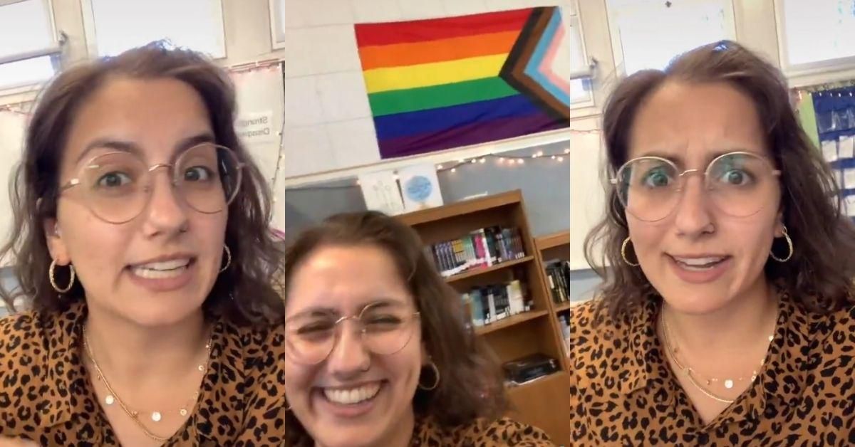 Conservatives Furious After Teacher Jokingly Suggests Students Can Pledge Allegiance To Pride Flag