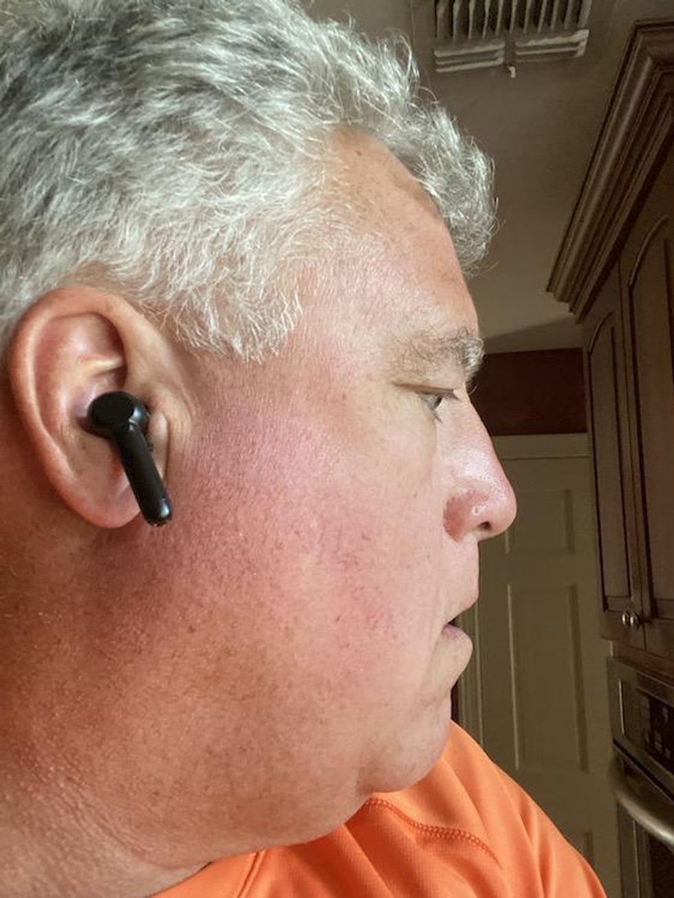 xFyro ANC Pro Earbuds in an ear of a person