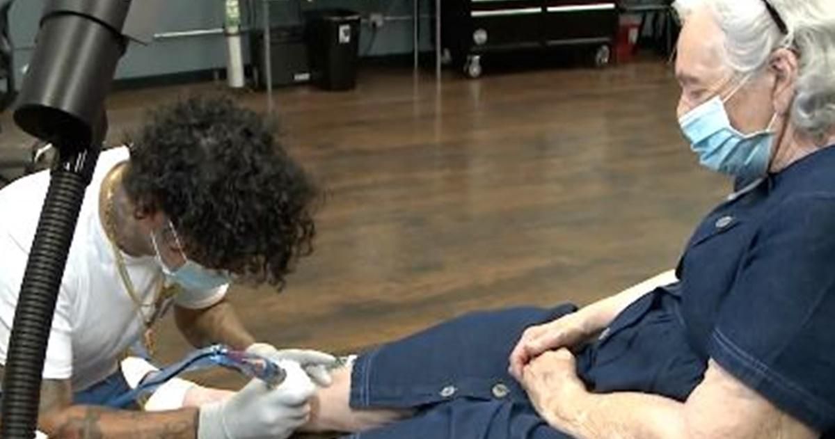 83-year-old hospice patient's last wish was for a tattoo and it's a great lesson for everyone