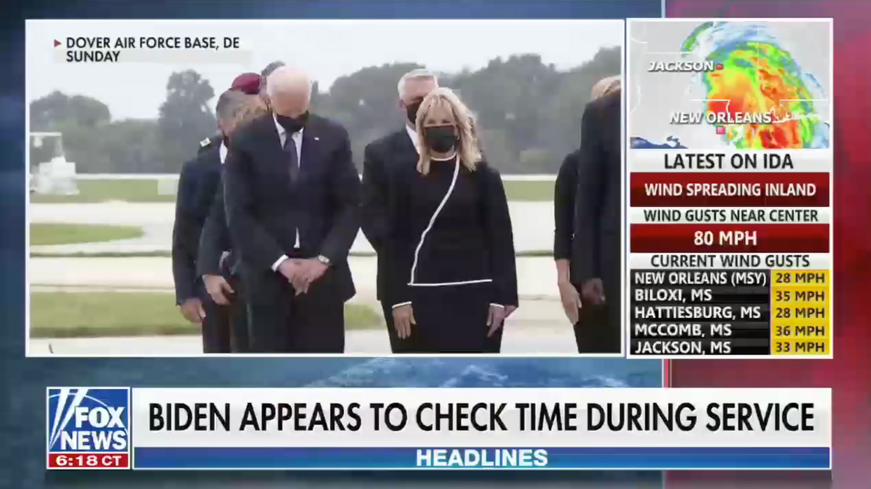 Fox News Manipulates Video To Smear Biden At Dover Military Ceremony