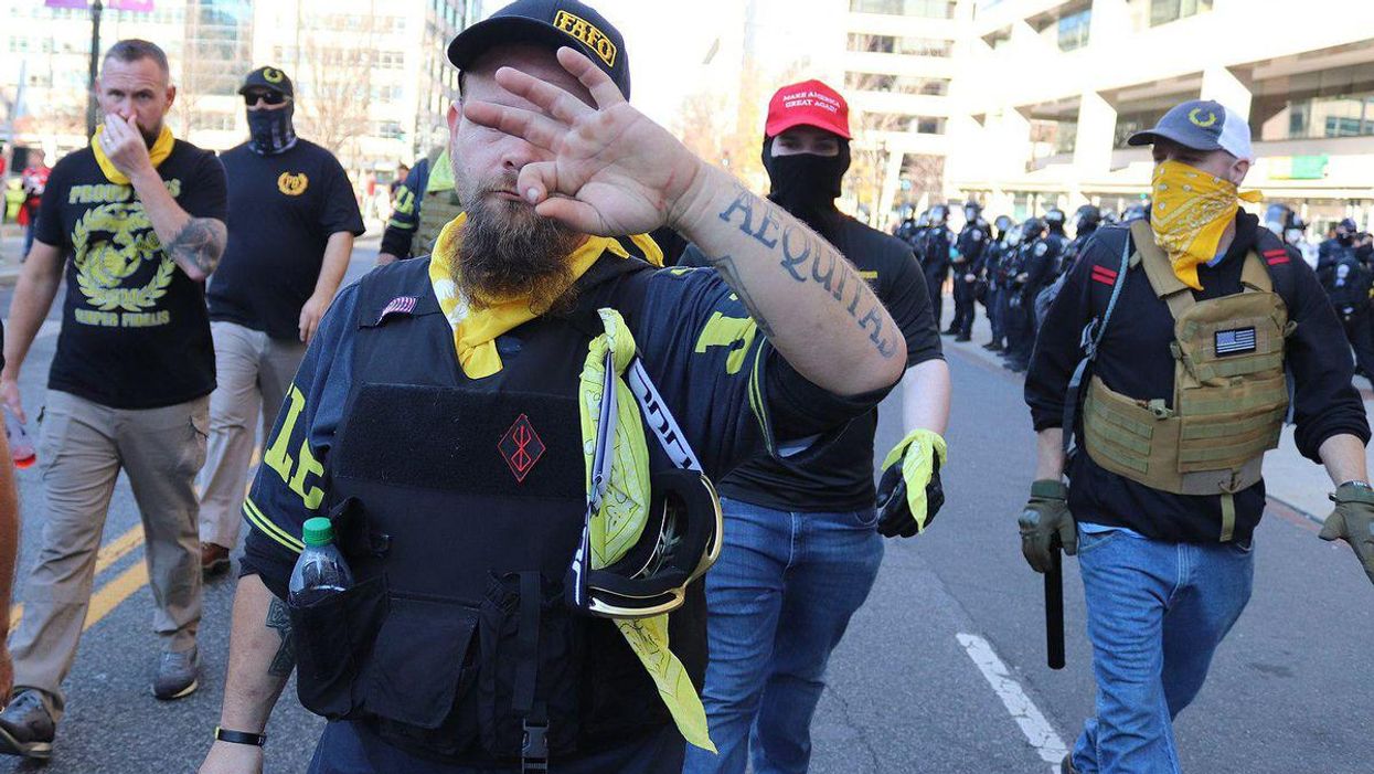 Proud Boys march in DC