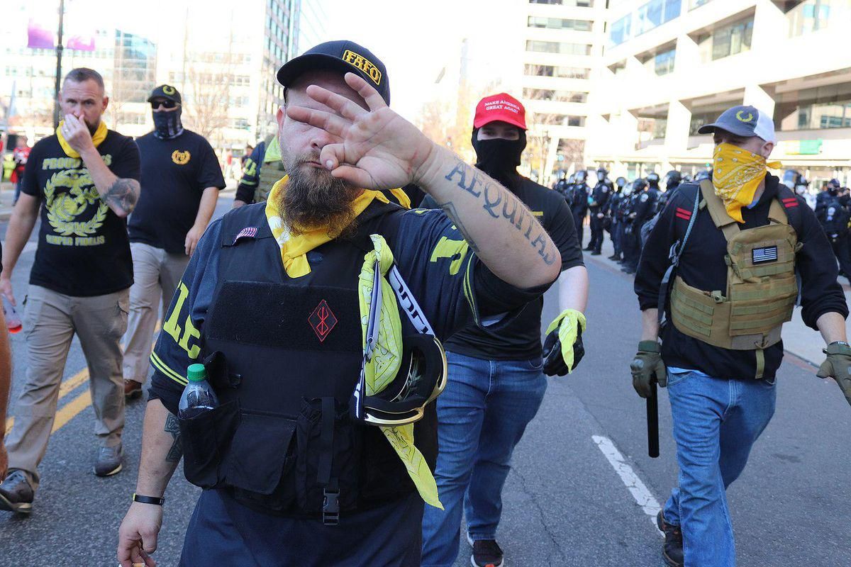 Proud Boys march in DC