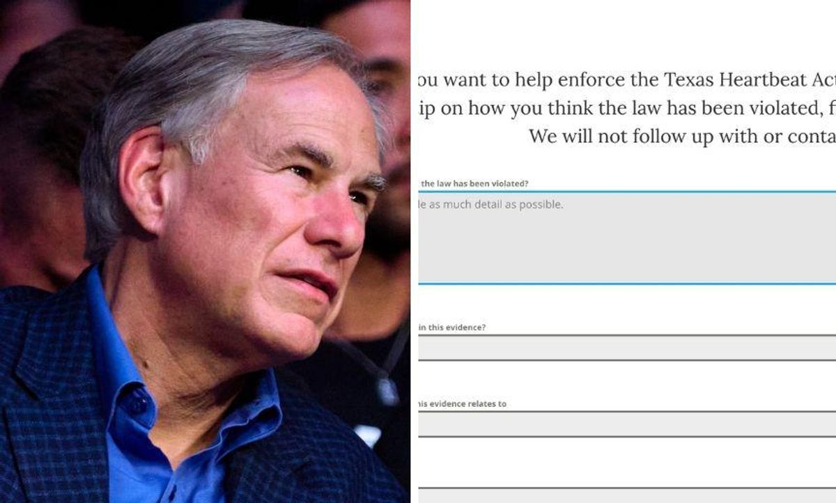 Texas Tipline for Violations of New Anti-Abortion Law Gets Expertly Trolled