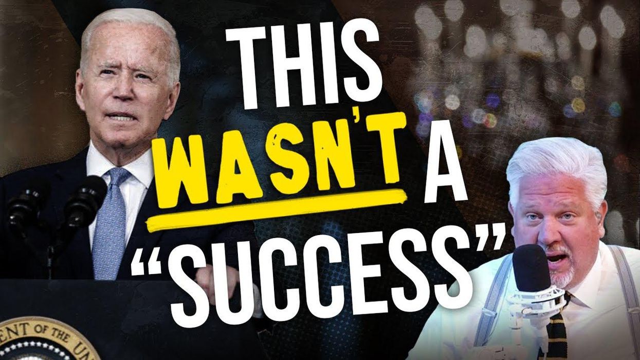 Glenn TEARS INTO Biden’s 'Afghanistan success' speech