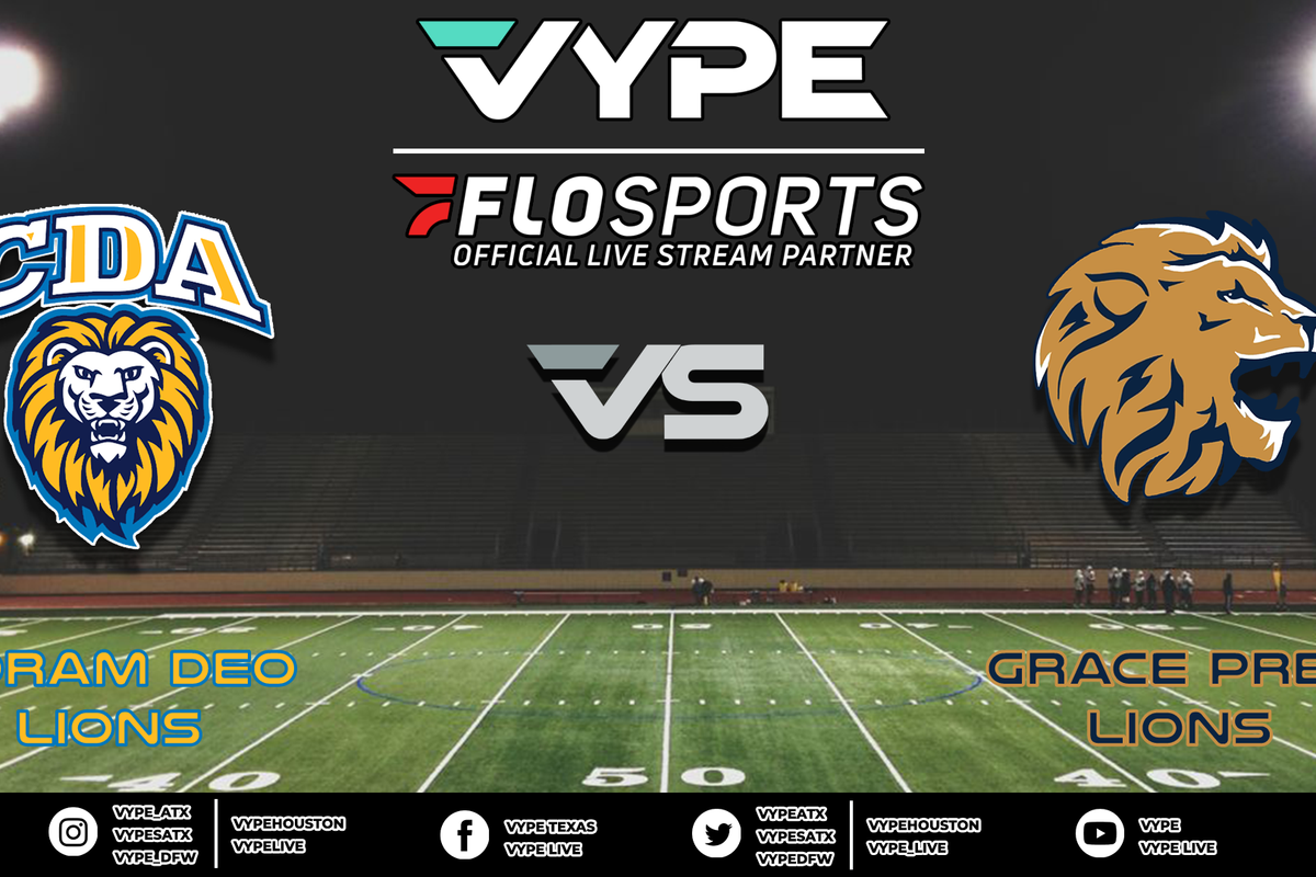 VYPE Live - Football: Coram Deo vs. Grace Prep