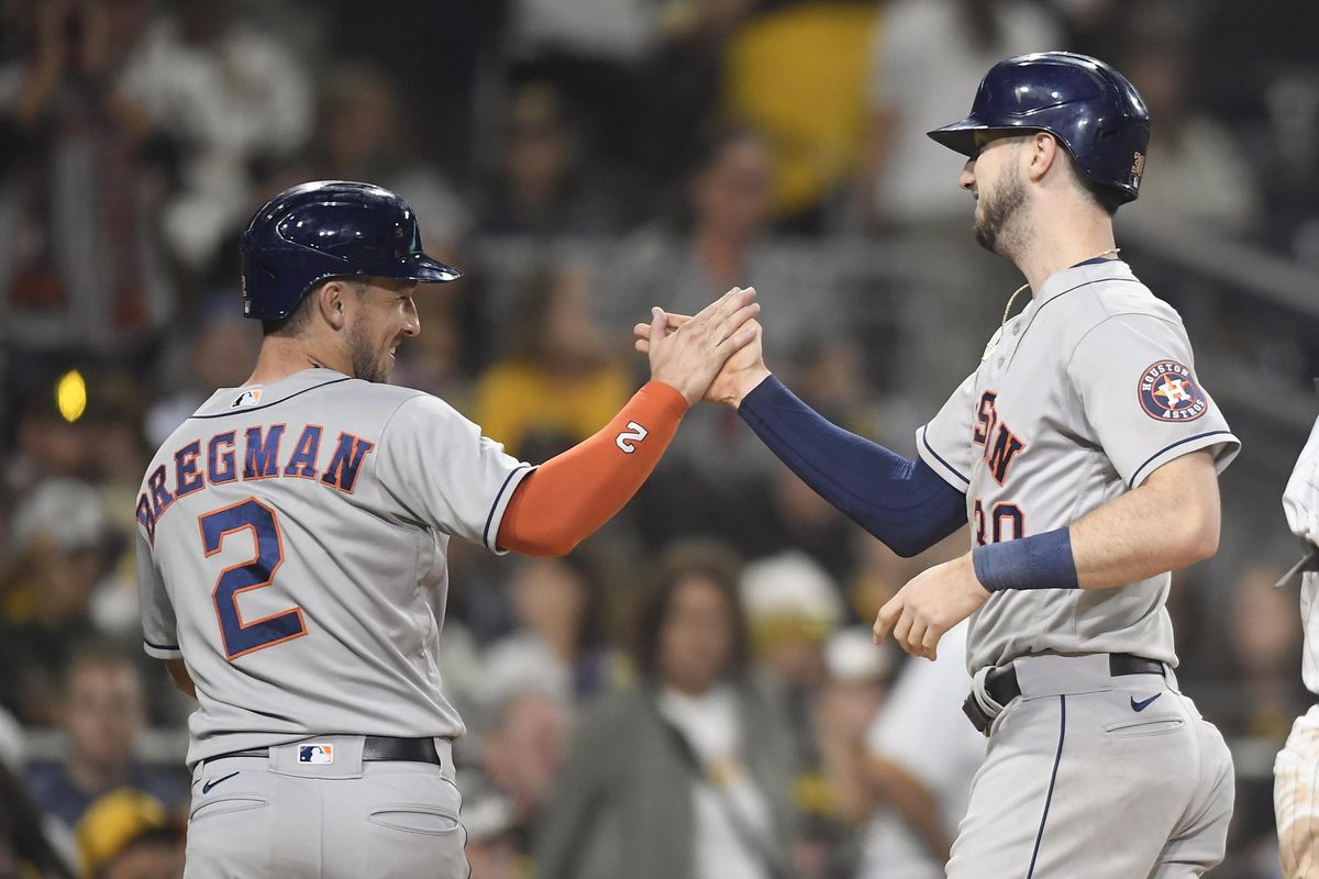 Astros' Alex Bregman and Kyle Tucker