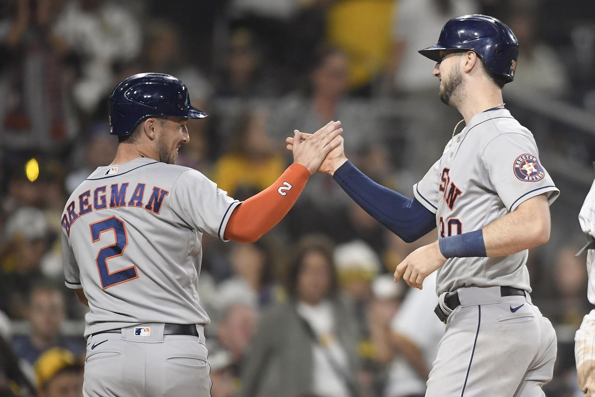 Houston Astros Alex Bregman, Kyle Tucker