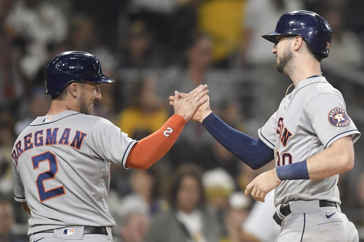 Houston Astros Alex Bregman, Kyle Tucker