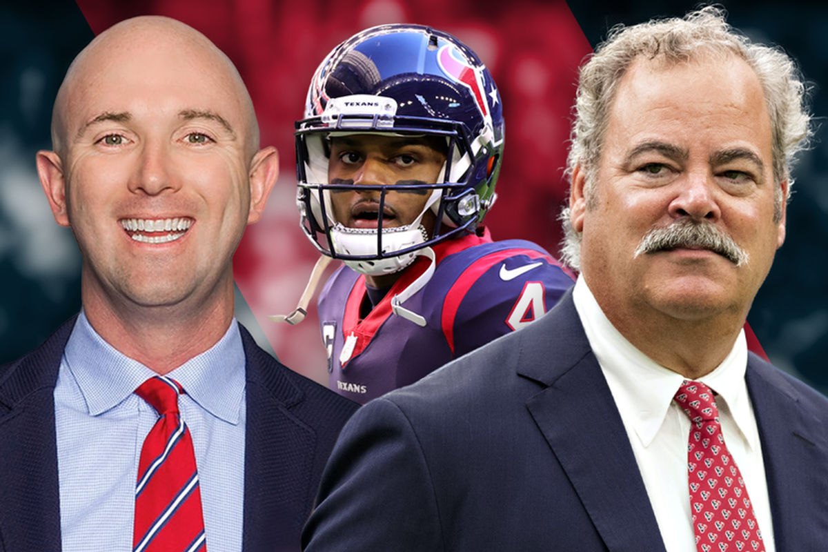 Texans Jack Easterby, Deshaun Watson, Cal McNair