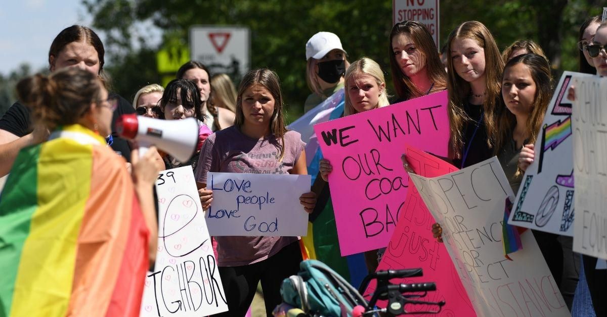 Dozens Of Students Walk Out To Protest Christian School Forcing Coach To Resign For Being Gay
