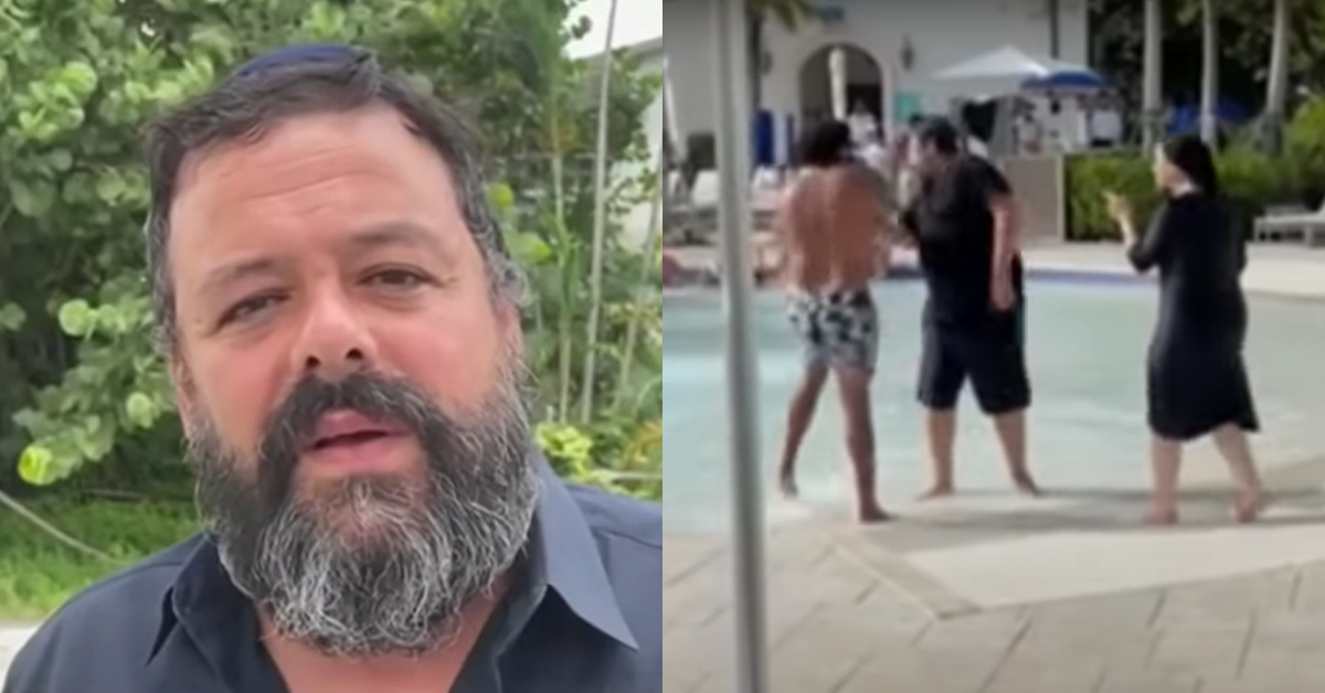 Florida Dad Slapped After Confronting Woman At Pool Who Called Another Woman An Antisemitic Slur