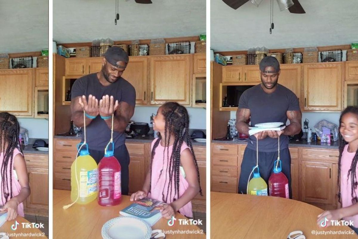 This dad suspected his daughter was pranking him and yet she still managed to pull it off