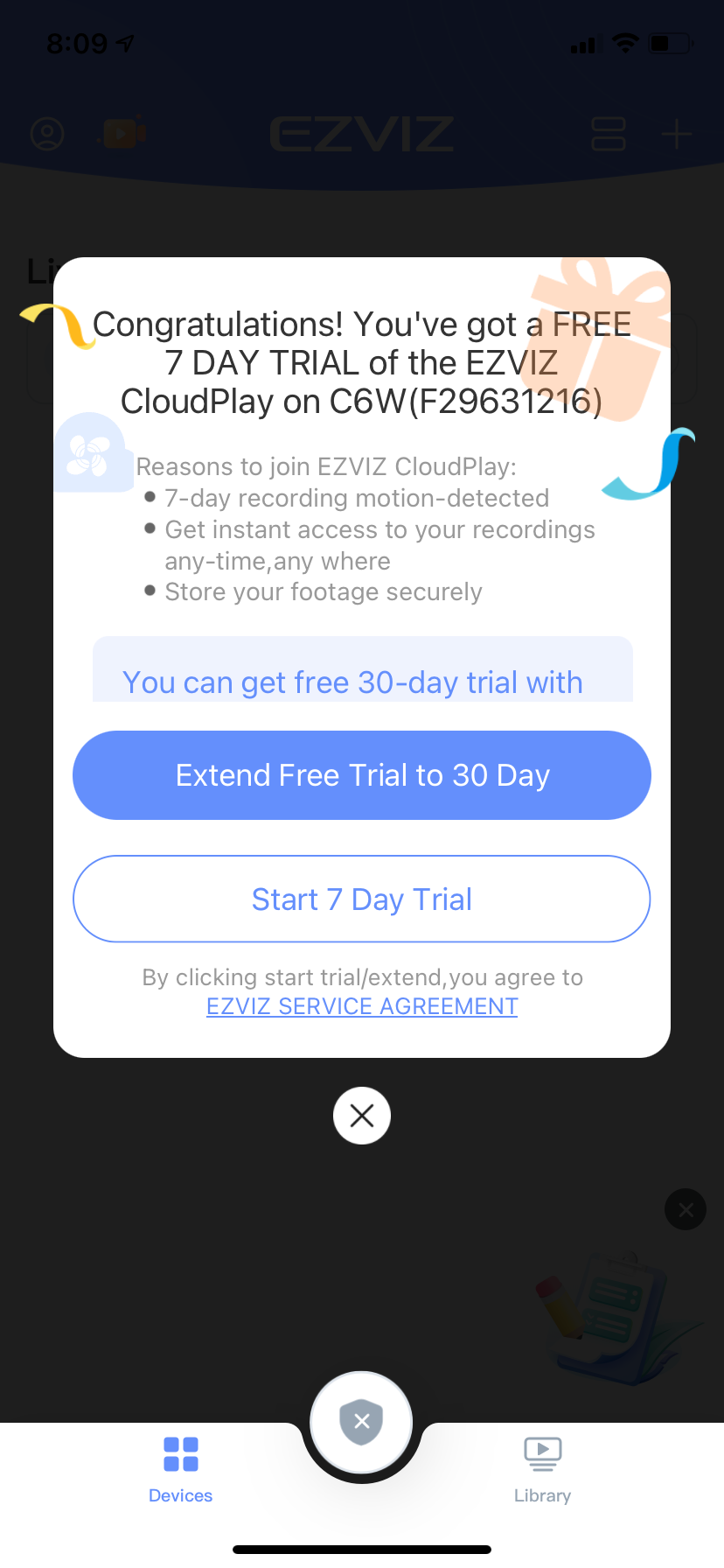 zoom in with ezviz app