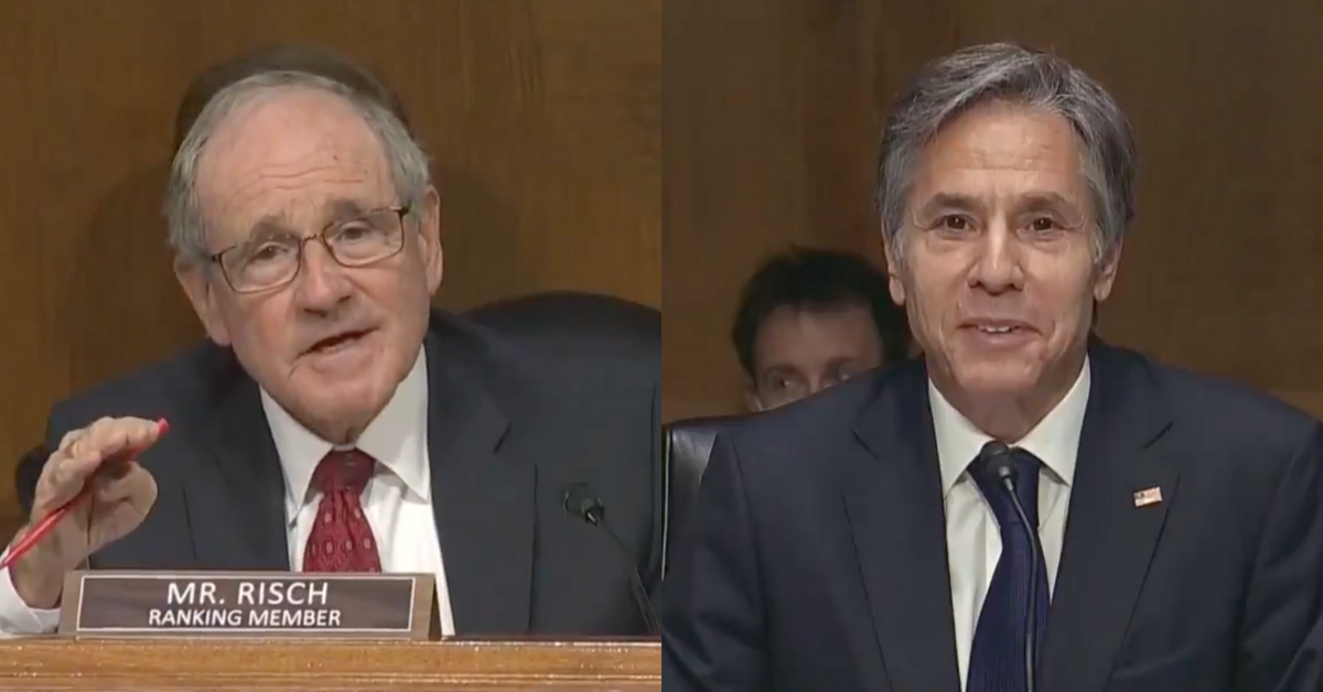 Secretary of State Expertly Shuts Down Senator Asking Who 'Cuts Off' Biden's Mic