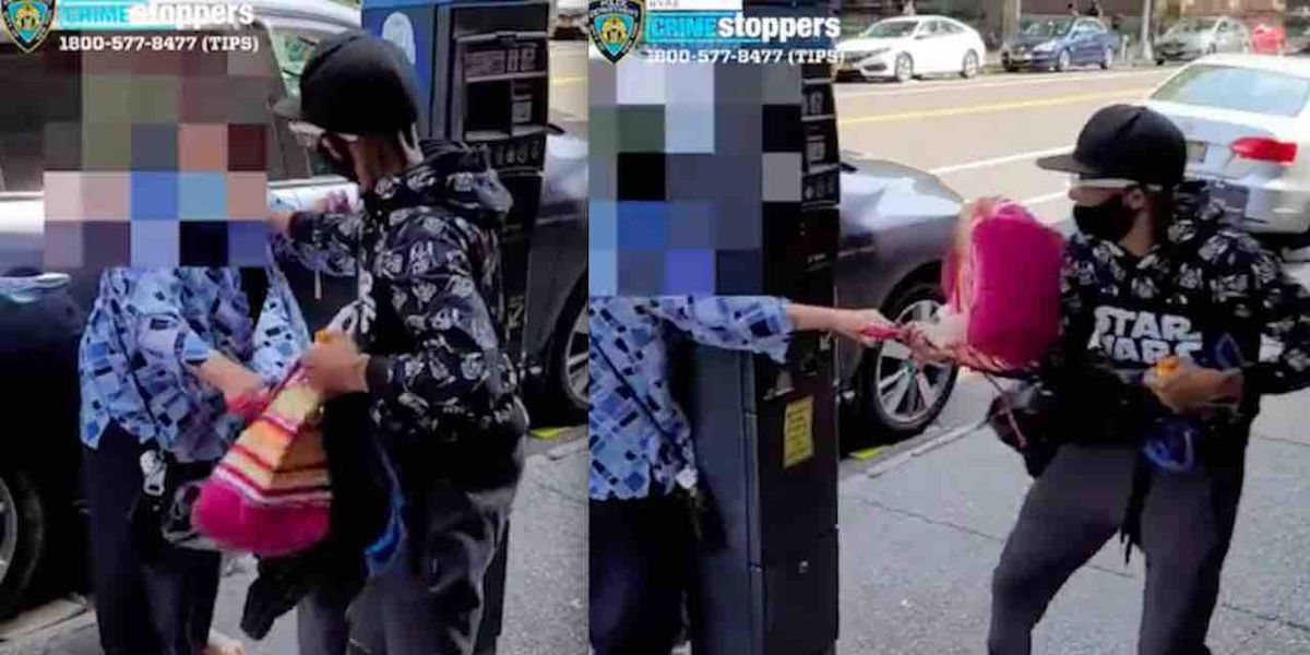 WATCH: Thug punches 77-year-old woman in face in broad daylight — then rips away her purse and her Bible WATCH: Thug punches 77-year-old woman in face in broad daylight — then rips away her purse and her Bible