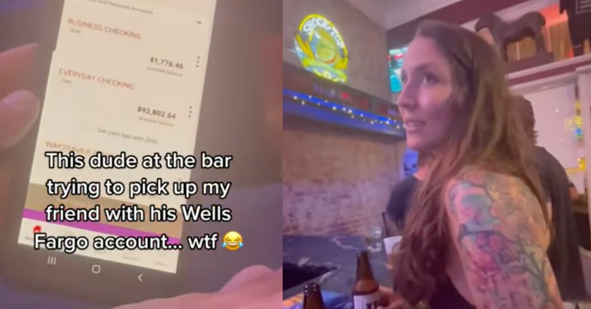 Man Tries To Hit On Woman At Bar By Showing Her His Bank Account Balance In Awkward Video