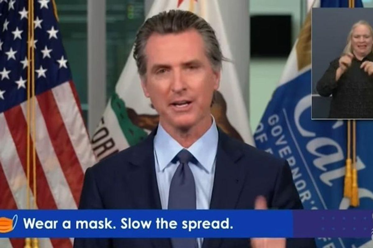 Seems Like Californians Prefer Governors Who Don't Promote Deadly Viruses