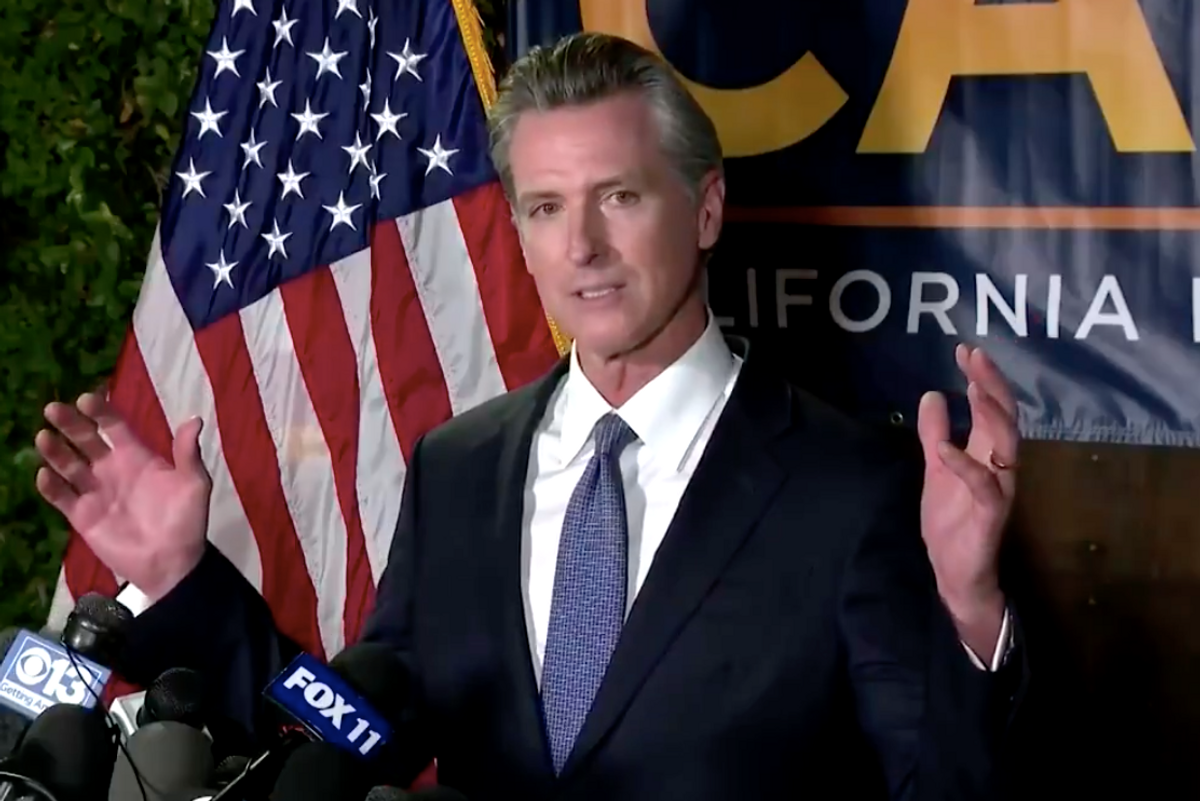 Newsom Spanks GOP Talkshow Clown In California Recall Election