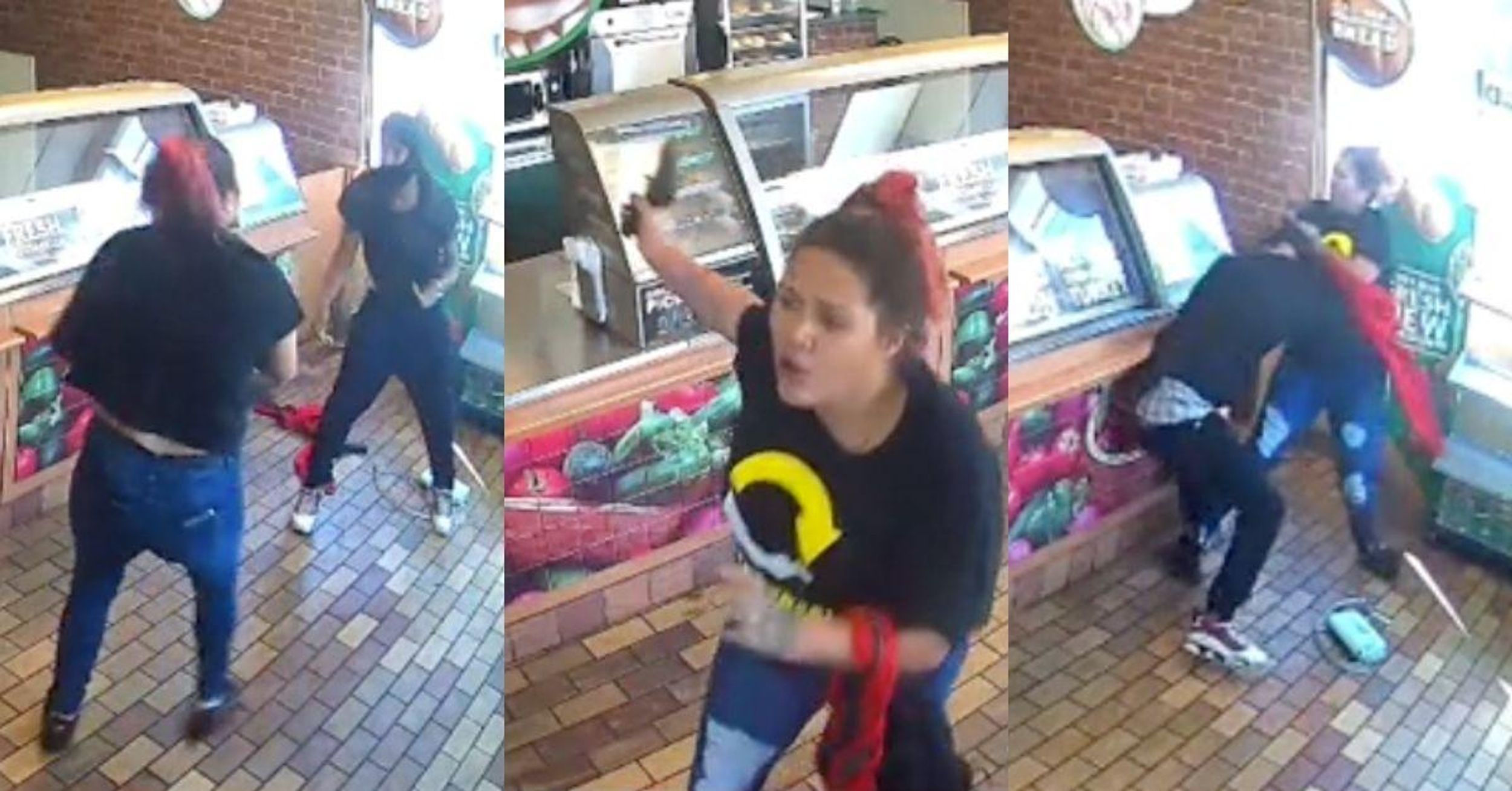 Subway Restaurant Worker Says She Was Suspended After Video Shows Her Fighting Off Armed Robber