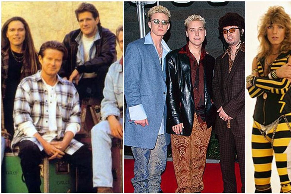 1994 picture of the Eagles sparks a hilarious photo fight over the 'worst-dressed band'