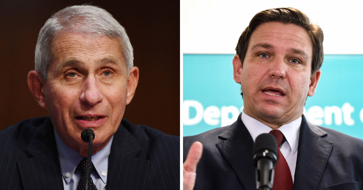 Dr. Fauci Schools Ron DeSantis For Saying Choice To Get Vaccine 'Doesn't Impact Anyone Else'